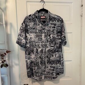 RSVLTS x Marvel Monochrome Comic Panel Men's Shirt